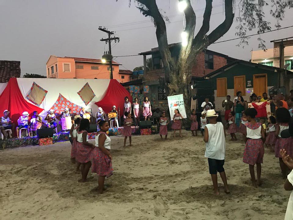music and dancing at a gathering